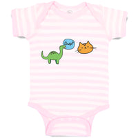 Baby Clothes Sup Toy Dinosaur and Cat Face Baby Bodysuits Boy & Girl Cotton