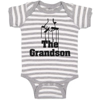 Baby Clothes The Grandson Along with Hand Holding Silhouette Cross Cotton
