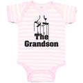 Baby Clothes The Grandson Along with Hand Holding Silhouette Cross Cotton