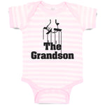 The Grandson Along with Hand Holding Silhouette Cross