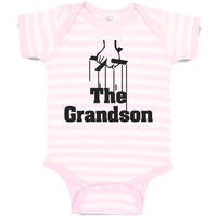 The Grandson Along with Hand Holding Silhouette Cross