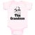 The Grandson Along with Hand Holding Silhouette Cross