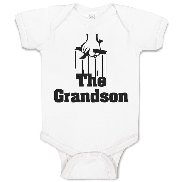 Baby Clothes The Grandson Along with Hand Holding Silhouette Cross Cotton