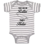 Baby Clothes They See Me Rollin' They Hatin' Dough Rolling Equipment Cotton