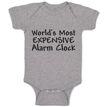 Baby Clothes World's Most Expensive Alarm Clock Baby Bodysuits Boy & Girl Cotton