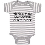 Baby Clothes World's Most Expensive Alarm Clock Baby Bodysuits Boy & Girl Cotton