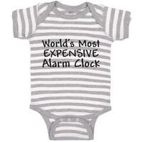 Baby Clothes World's Most Expensive Alarm Clock Baby Bodysuits Boy & Girl Cotton