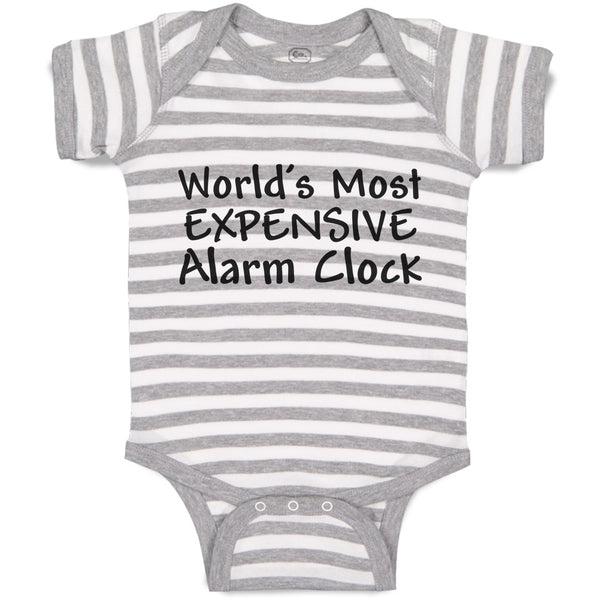 Baby Clothes World's Most Expensive Alarm Clock Baby Bodysuits Boy & Girl Cotton