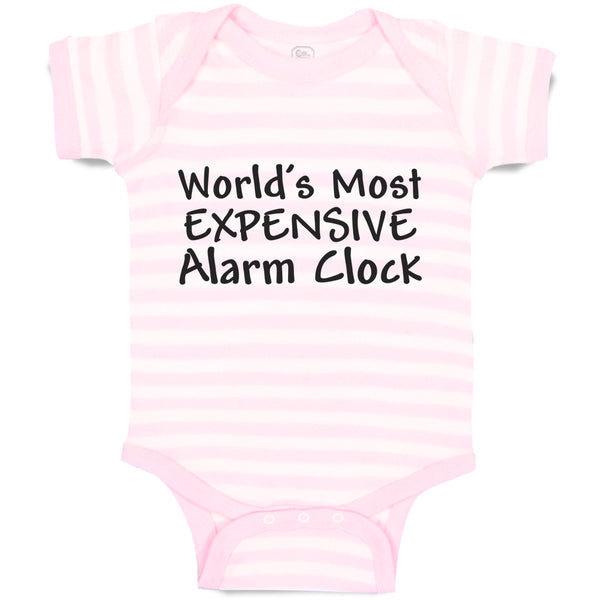 Baby Clothes World's Most Expensive Alarm Clock Baby Bodysuits Boy & Girl Cotton