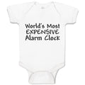 Baby Clothes World's Most Expensive Alarm Clock Baby Bodysuits Boy & Girl Cotton