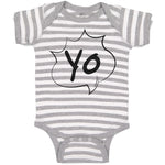 Baby Clothes Yo Pattern Bubble Pop Baby Bodysuits Boy & Girl Cotton
