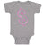 Baby Clothes Pink Dollar Symbol of Money Baby Bodysuits Boy & Girl Cotton