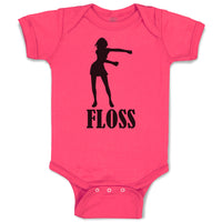Silhouette Floss Woman Dancing Position