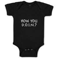 Baby Clothes How You D.O.I.N. Baby Bodysuits Boy & Girl Newborn Clothes Cotton