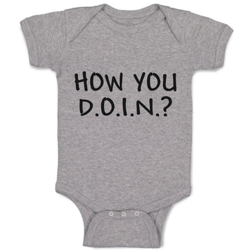 Baby Clothes How You D.O.I.N. Baby Bodysuits Boy & Girl Newborn Clothes Cotton
