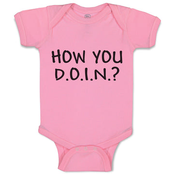 Baby Clothes How You D.O.I.N. Baby Bodysuits Boy & Girl Newborn Clothes Cotton