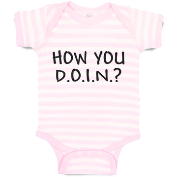 Baby Clothes How You D.O.I.N. Baby Bodysuits Boy & Girl Newborn Clothes Cotton