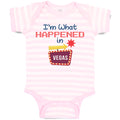 Baby Clothes I'M What Happened in Vegas with Direction Arrow Baby Bodysuits