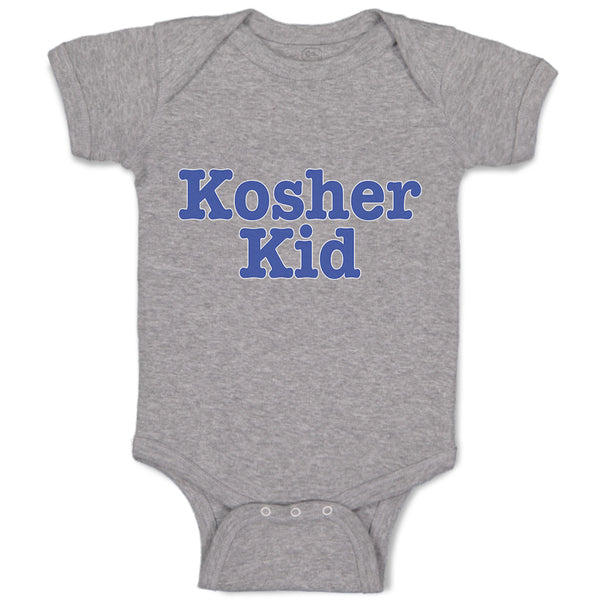 Baby Clothes Kosher Kid Jewish Tradition Heritage Shows Obedient God Cotton