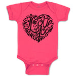 Love You Romantic Heart Design