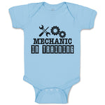 Baby Clothes Mechanic in Training with Tools Spanner and Nuts Baby Bodysuits