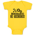 Baby Clothes Mechanic in Training with Tools Spanner and Nuts Baby Bodysuits