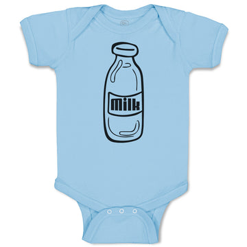 Baby Clothes Milk Transparency Bottle Baby Bodysuits Boy & Girl Cotton