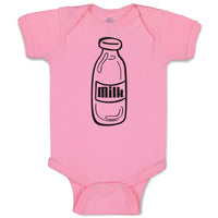 Baby Clothes Milk Transparency Bottle Baby Bodysuits Boy & Girl Cotton