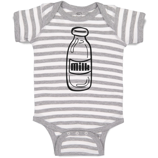 Baby Clothes Milk Transparency Bottle Baby Bodysuits Boy & Girl Cotton