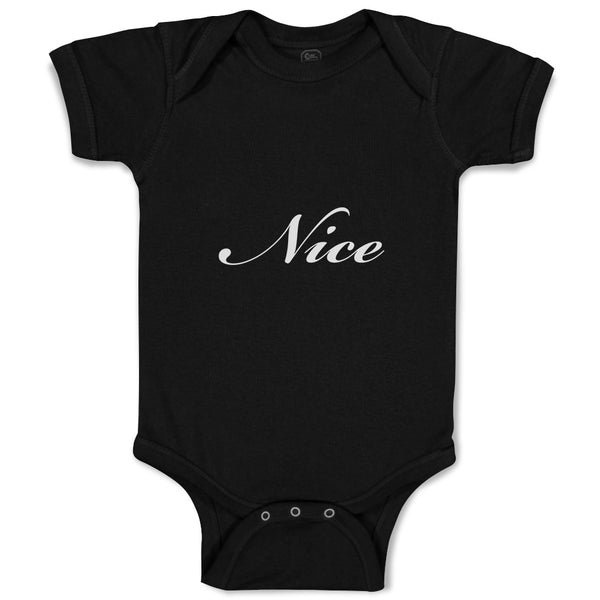 Baby Clothes Nice Typography Letter Baby Bodysuits Boy & Girl Cotton