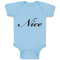 Baby Clothes Nice Typography Letter Baby Bodysuits Boy & Girl Cotton
