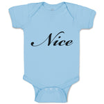 Baby Clothes Nice Typography Letter Baby Bodysuits Boy & Girl Cotton
