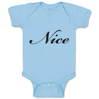 Baby Clothes Nice Typography Letter Baby Bodysuits Boy & Girl Cotton