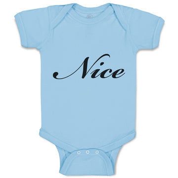 Baby Clothes Nice Typography Letter Baby Bodysuits Boy & Girl Cotton