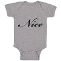 Baby Clothes Nice Typography Letter Baby Bodysuits Boy & Girl Cotton