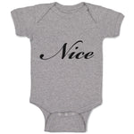 Baby Clothes Nice Typography Letter Baby Bodysuits Boy & Girl Cotton