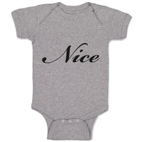 Baby Clothes Nice Typography Letter Baby Bodysuits Boy & Girl Cotton