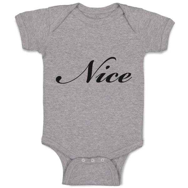 Baby Clothes Nice Typography Letter Baby Bodysuits Boy & Girl Cotton