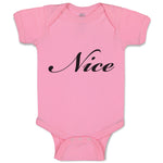 Baby Clothes Nice Typography Letter Baby Bodysuits Boy & Girl Cotton