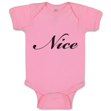 Baby Clothes Nice Typography Letter Baby Bodysuits Boy & Girl Cotton
