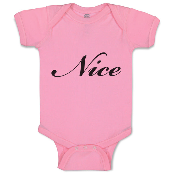 Baby Clothes Nice Typography Letter Baby Bodysuits Boy & Girl Cotton