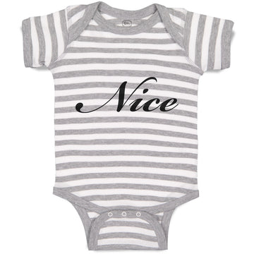 Baby Clothes Nice Typography Letter Baby Bodysuits Boy & Girl Cotton