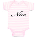 Baby Clothes Nice Typography Letter Baby Bodysuits Boy & Girl Cotton