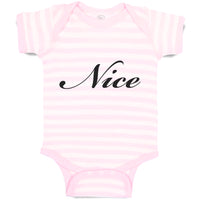 Baby Clothes Nice Typography Letter Baby Bodysuits Boy & Girl Cotton
