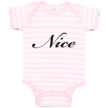 Baby Clothes Nice Typography Letter Baby Bodysuits Boy & Girl Cotton