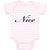 Baby Clothes Nice Typography Letter Baby Bodysuits Boy & Girl Cotton