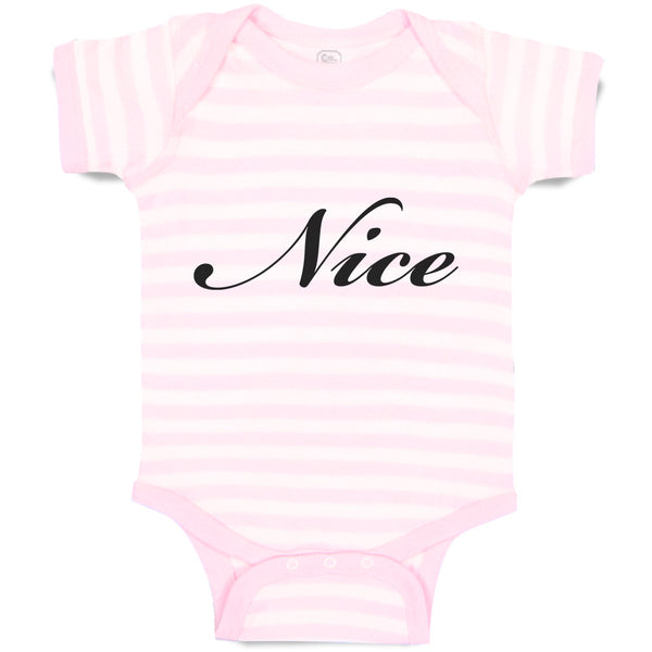 Baby Clothes Nice Typography Letter Baby Bodysuits Boy & Girl Cotton