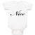 Baby Clothes Nice Typography Letter Baby Bodysuits Boy & Girl Cotton
