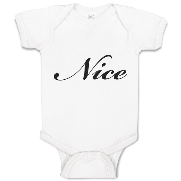 Baby Clothes Nice Typography Letter Baby Bodysuits Boy & Girl Cotton