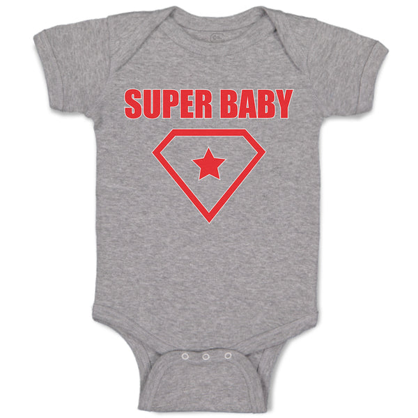 Super Baby Hero Shield with Diamond Shape Along with Star Inside